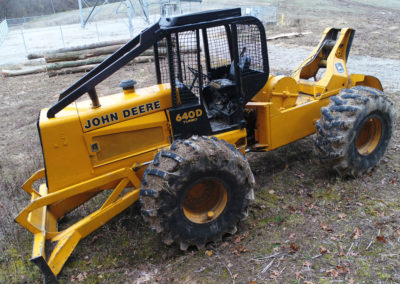 John Deere Skid Loader At AJ Logging